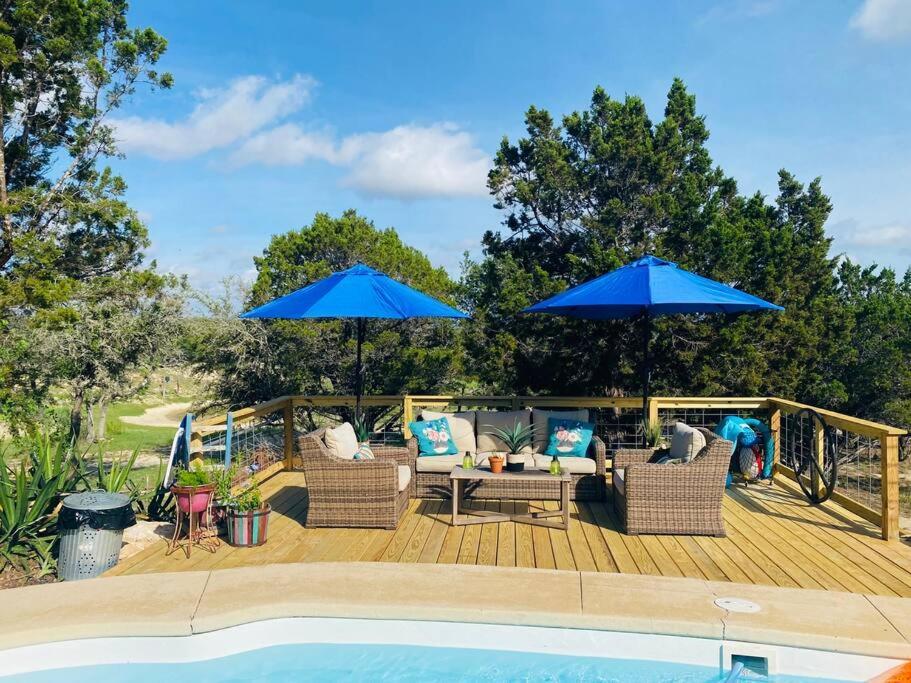 Cottage With Hot Tub And Pool Bandera, Tx. Exterior foto